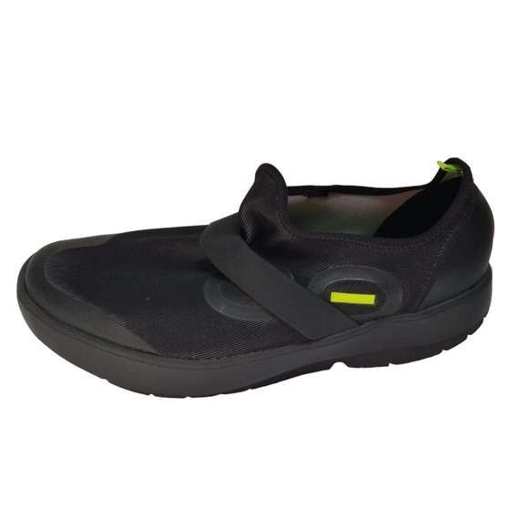 OOFOS Shoes Oofos Mens Oomg Fibre Low Shoe 2 Eu 46 Black Stretch